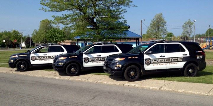 Depew Police Vehicles